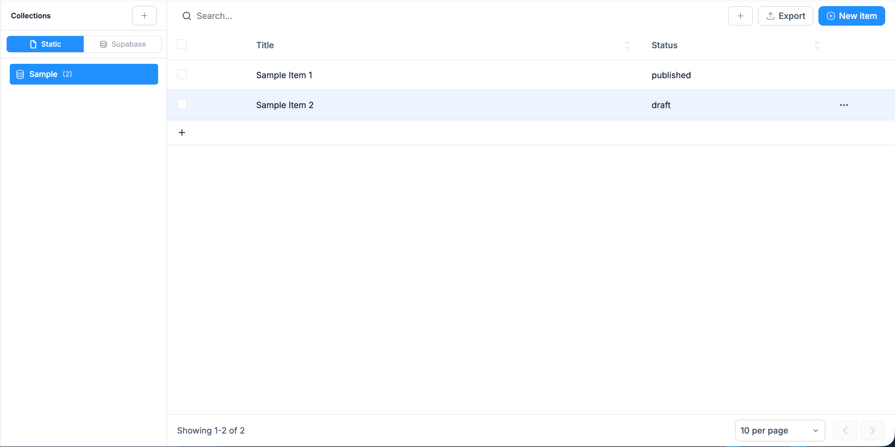 Edit your Supabase tables without leaving the builder.