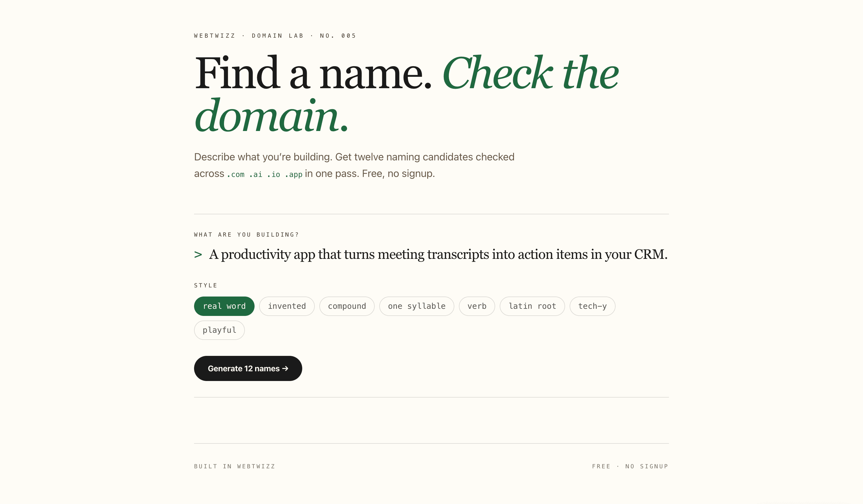 Domain Lab preview