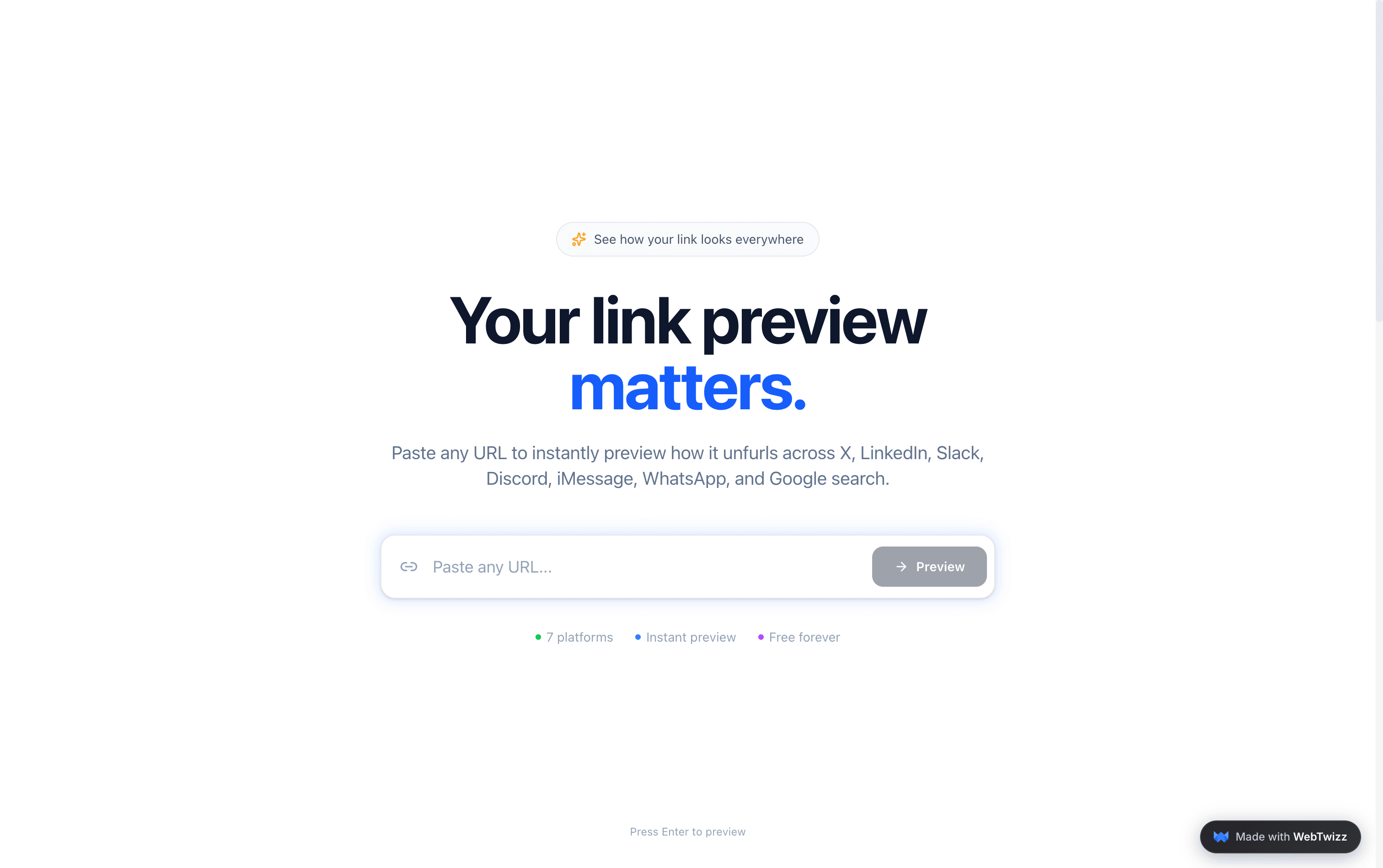 LinkPreview preview