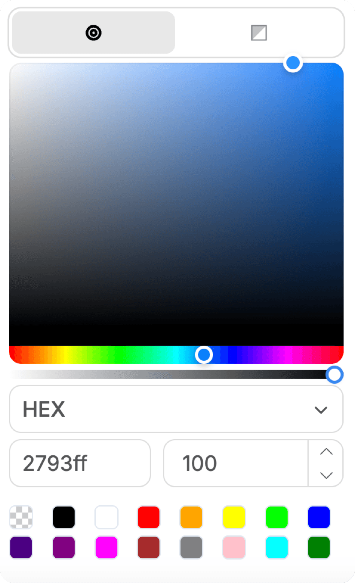 Pick any color