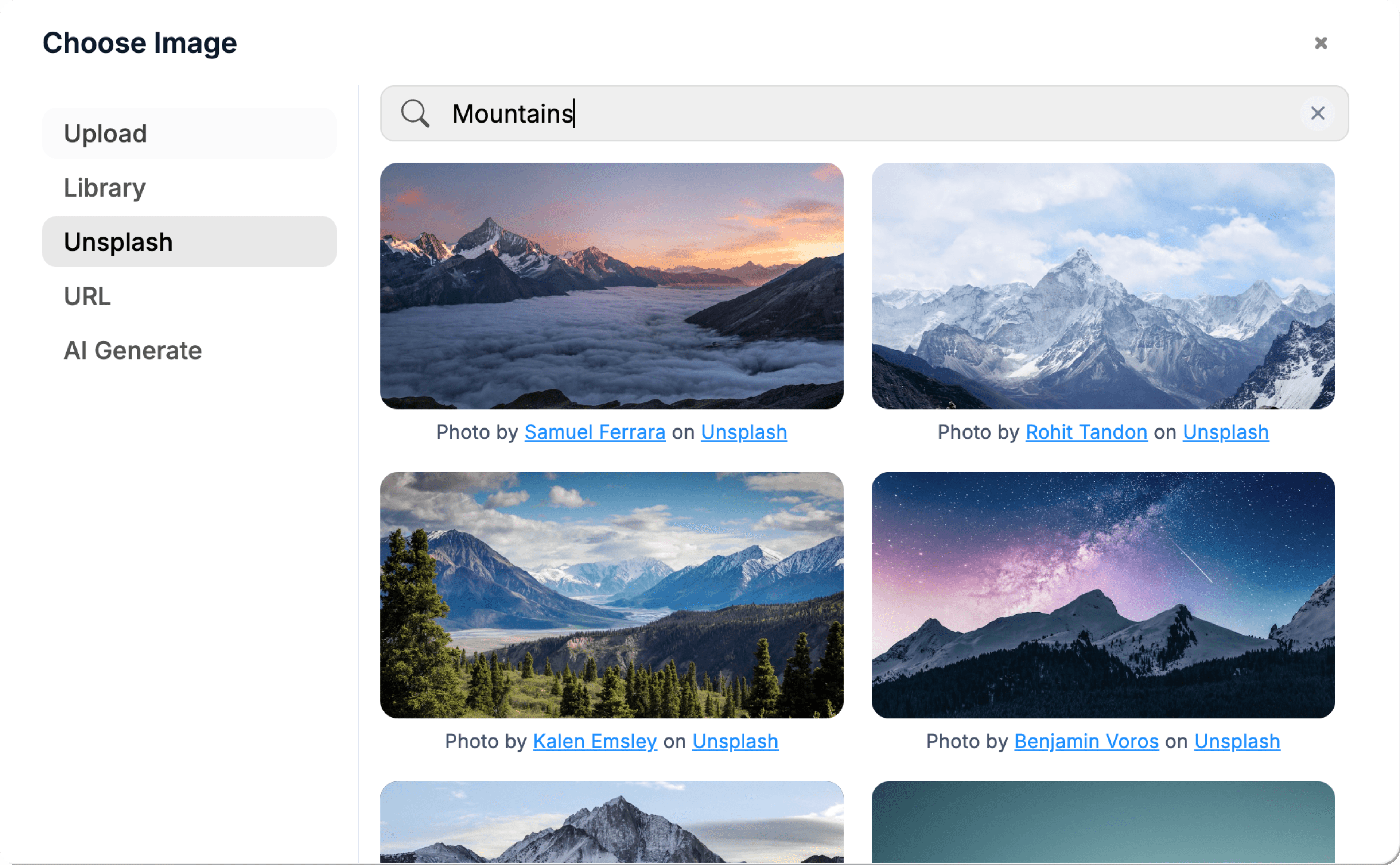 Drop in photos