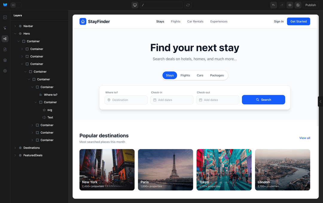 Booking apps
